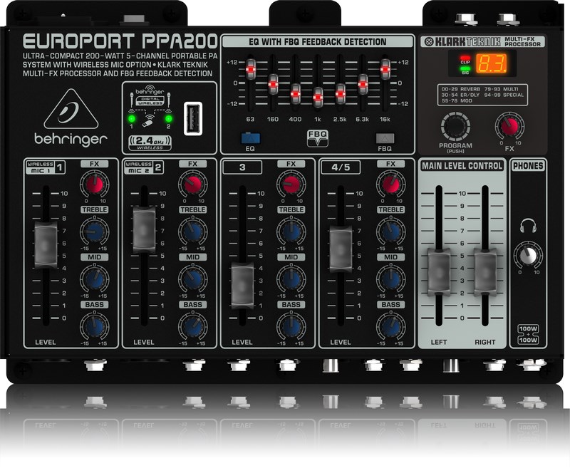 Behringer PPA200 Public Address (PA) speaker Behringer PPA200 Public Address (PA) speaker