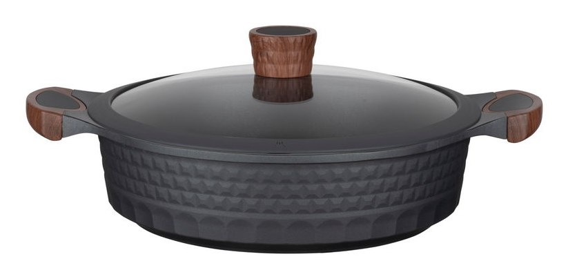 Resto Kitchenware 93506 saucepan 4.4 L Round Black, Wood Resto Kitchenware 93506 saucepan 4.4 L Round Black, Wood