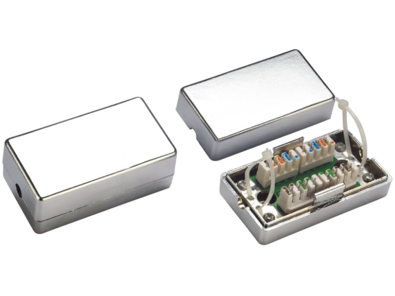 Alantec WTM07 network junction box Cat5e Silver Alantec WTM07 network junction box Cat5e Silver