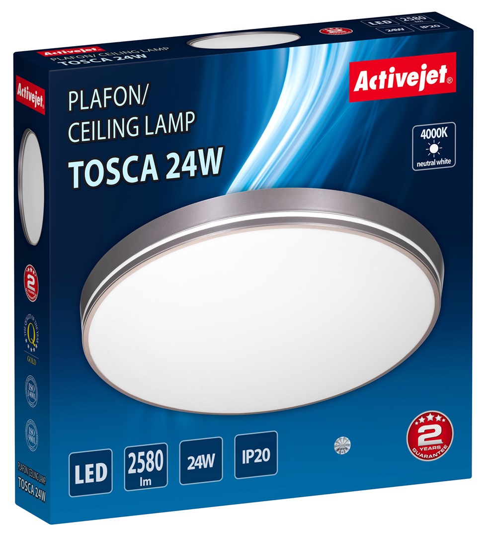 Activejet LED ceiling light AJE-TOSCA 24W Activejet LED ceiling light AJE-TOSCA 24W