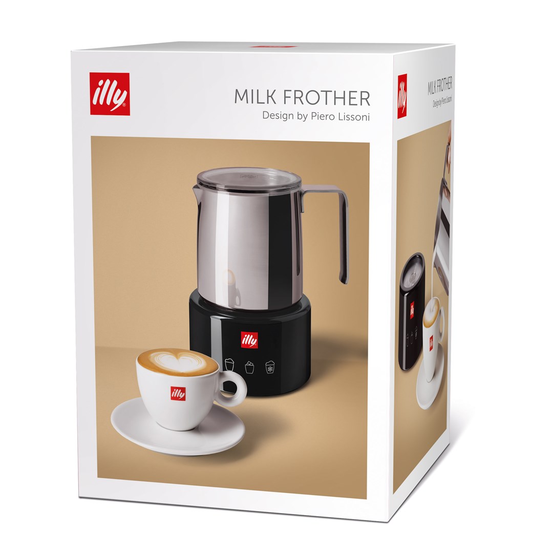Illy 23760 milk frother/warmer Black, Stainless steel Illy 23760 milk frother/warmer Black, Stainless steel