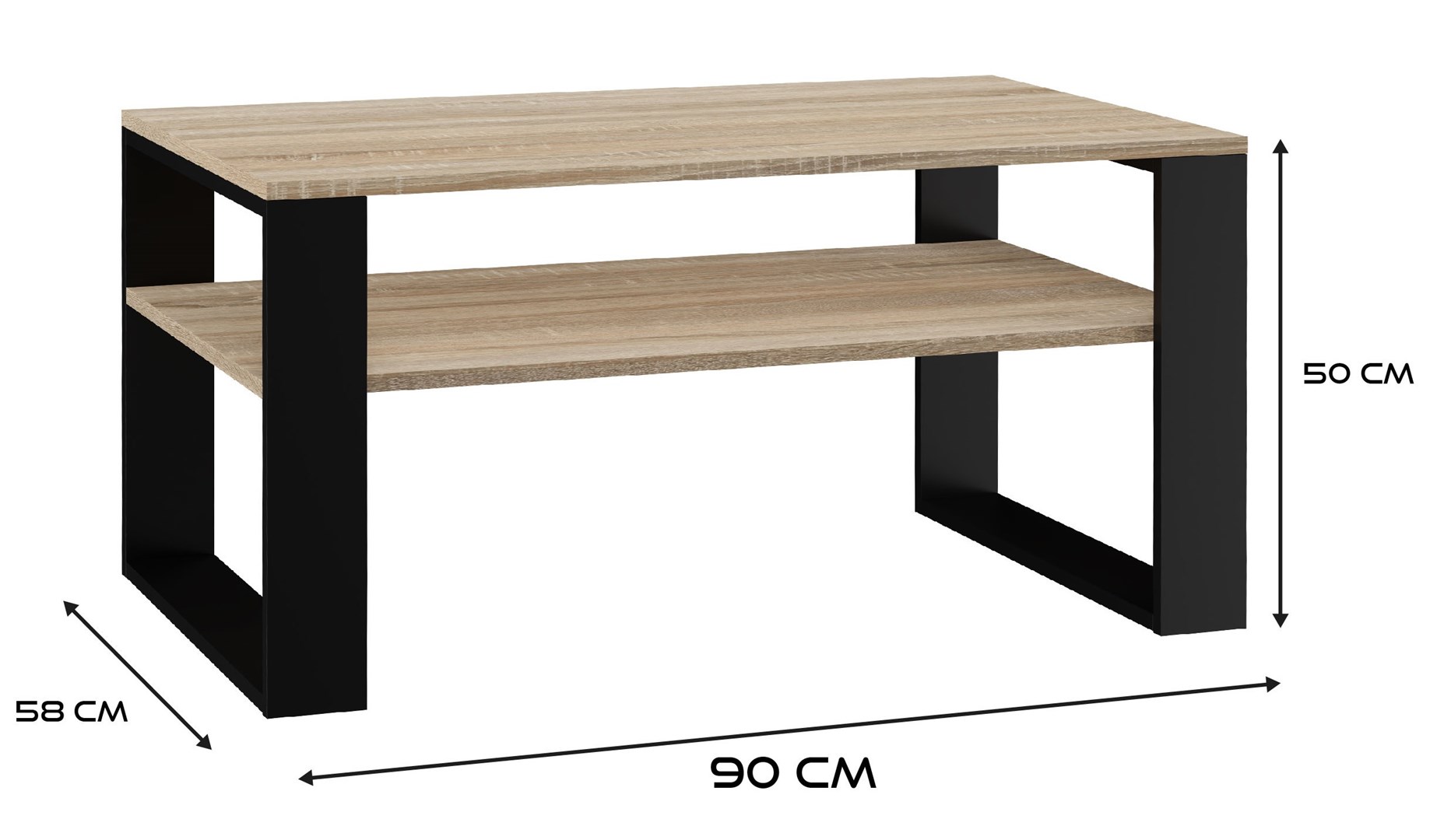 Topeshop MODERN 1P SON CZ coffee/side/end table Coffee table Rectangular shape 2 leg(s) Topeshop MODERN 1P SON CZ coffee/side/end table Coffee table Rectangular shape 2 leg(s)