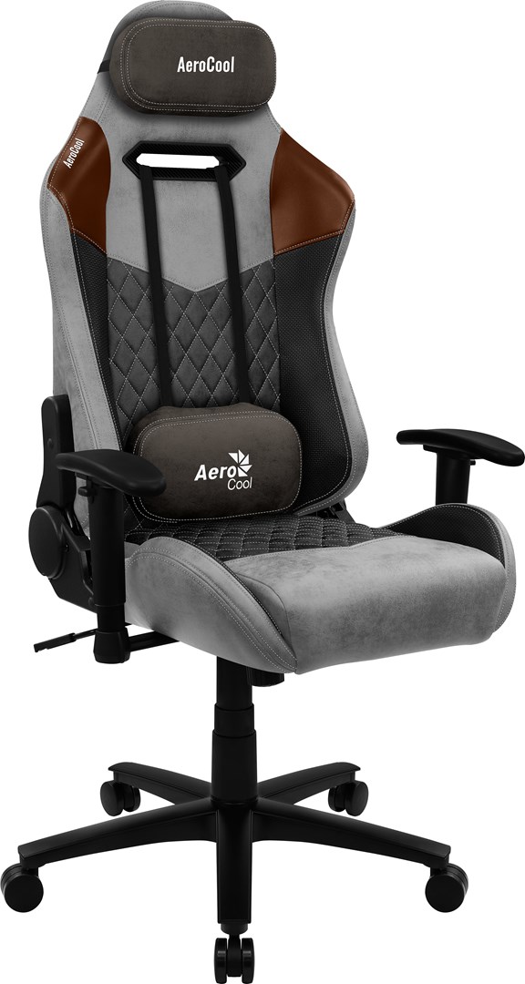 Aerocool DUKE AeroSuede Universal gaming chair Black, Brown, Grey Aerocool DUKE AeroSuede Universal gaming chair Black, Brown, Grey