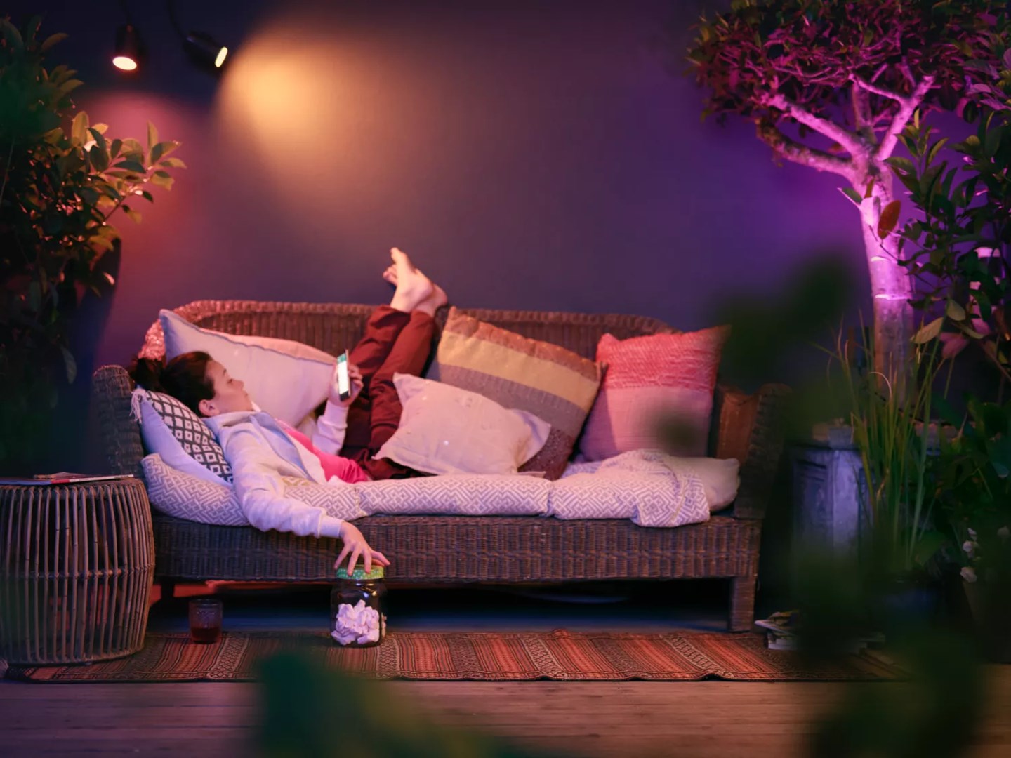Philips Hue White and colour ambience Lily Outdoor spot light Philips Hue White and colour ambience Lily Outdoor spot light
