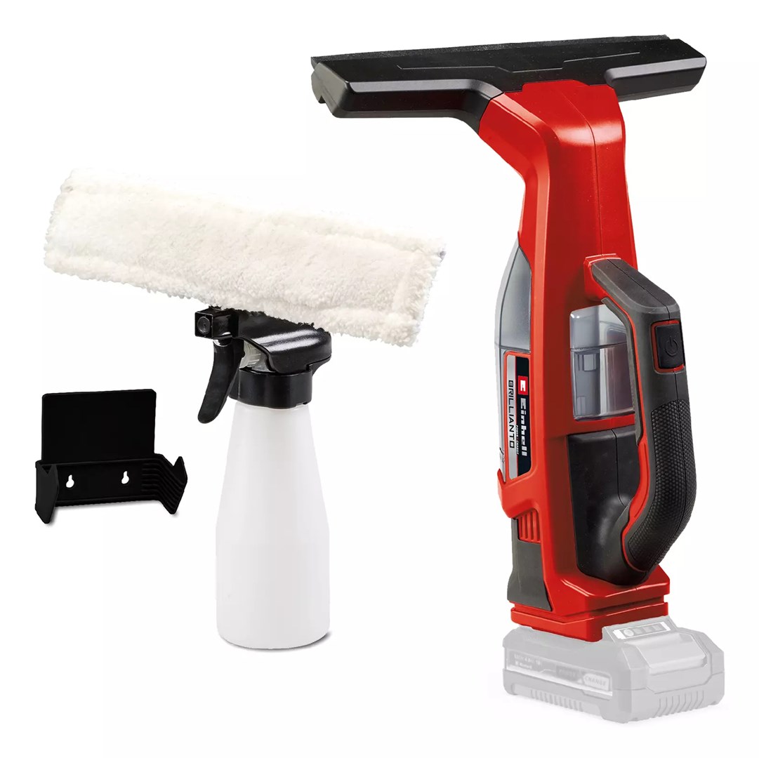 Einhell BRILLIANTO electric window cleaner 0.3 L Black, Red Einhell BRILLIANTO electric window cleaner 0.3 L Black, Red