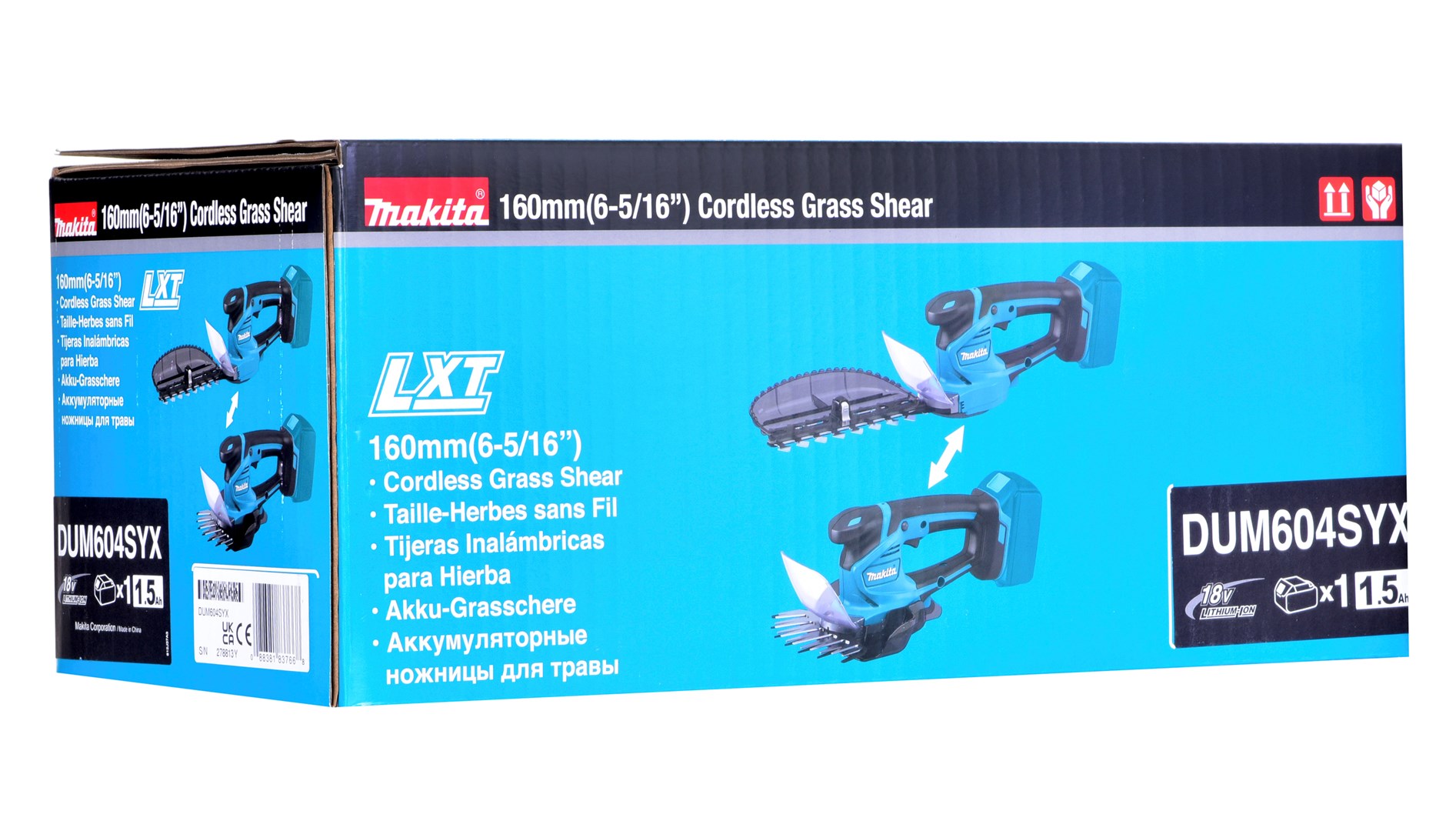 Makita DUM604SYX cordless grass shear Black,Turquoise Lithium-Ion (Li-Ion) 18 V Makita DUM604SYX cordless grass shear Black,Turquoise Lithium-Ion (Li-Ion) 18 V