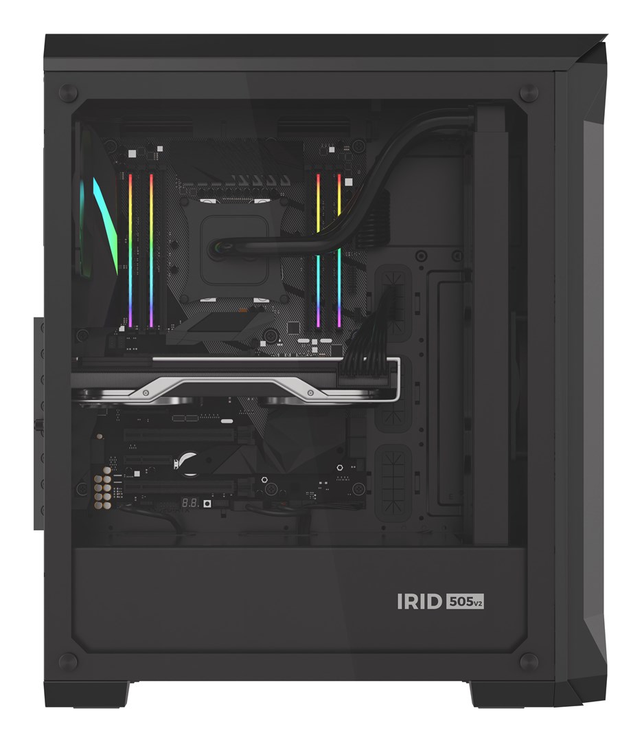 GENESIS Irid 505 Midi Tower Black GENESIS Irid 505 Midi Tower Black