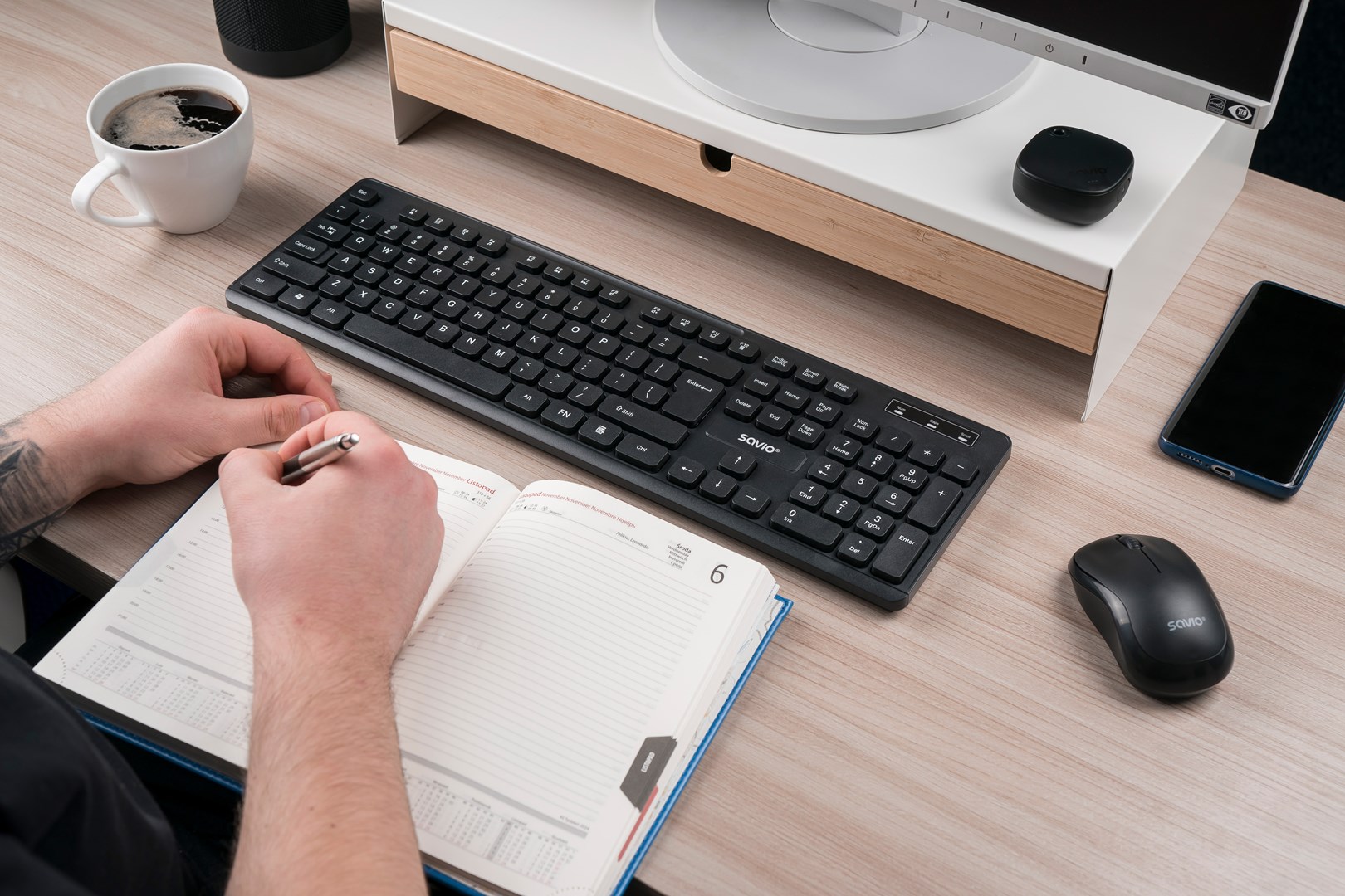 Savio KB-02 keyboard Home/Office USB QWERTY Black Savio KB-02 keyboard Home/Office USB QWERTY Black