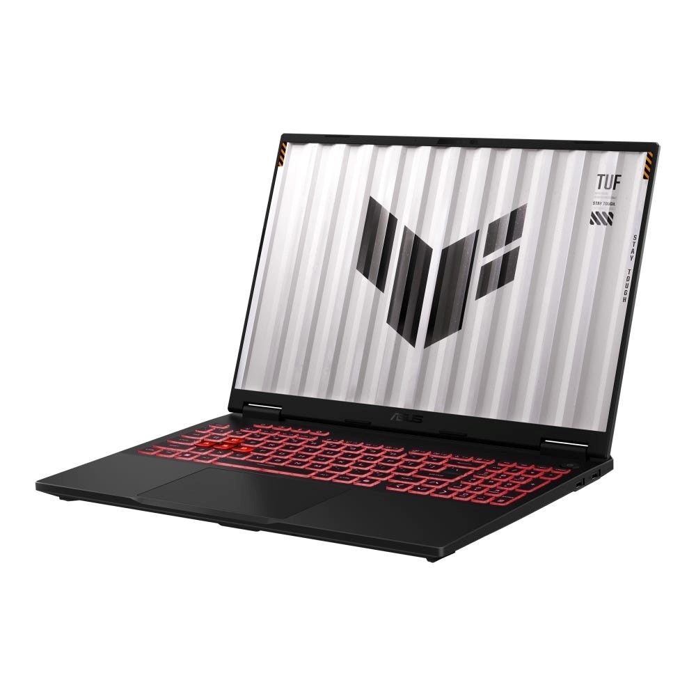 ASUS TUF Gaming A16 FA608UM-R7165W Ryzen 7 260 16.0" FHD+ 165Hz IPS-level 300nits AG 16GB DDR5 5600 SSD512 GeForce RTX 5060 8GB WLAN+BT LAN Cam1080p 90WHrs Win11 Jaeger Grey ASUS TUF Gaming A16 FA608UM-R7165W Ryzen 7 260 16.0" FHD+ 165Hz IPS-level 300nits AG 16GB DDR5 5600 SSD512 GeForce RTX 5060 8GB WLAN+BT LAN Cam1080p 90WHrs Win11 Jaeger Grey