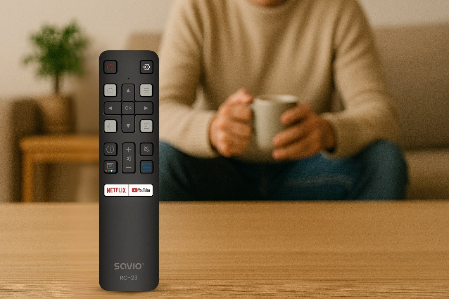 SAVIO RC-23 Universal / Replacement Remote Control for TCL TV SAVIO RC-23 Universal / Replacement Remote Control for TCL TV
