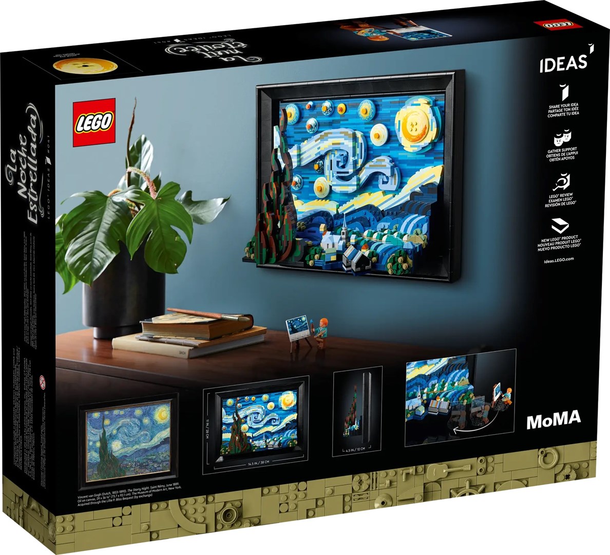 LEGO IDEAS 21333 THE STARRY NIGHT - VINCENT VAN GOGH LEGO IDEAS 21333 THE STARRY NIGHT - VINCENT VAN GOGH