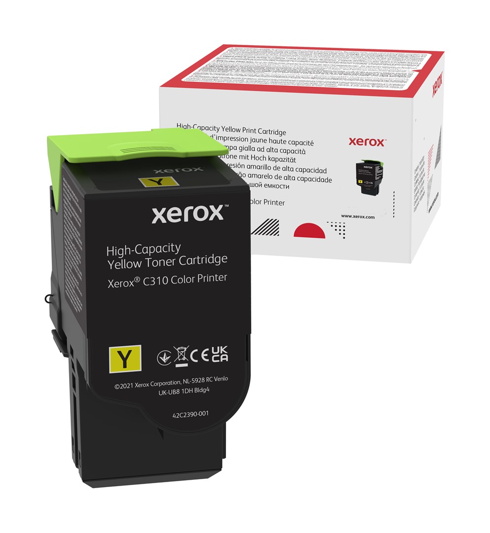 Xerox Genuine ® C310 Color Printer/C315 Color Multifunction Printer Yellow High capacity Toner Cartridge (5500 Pages) - 006R04367 Xerox Genuine ® C310 Color Printer/C315 Color Multifunction Printer Yellow High capacity Toner Cartridge (5500 Pages) - 006R04367