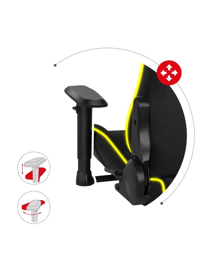 Huzaro Force 6.3 PC gaming chair Bucket (cradle) seat Black, Multicolour Huzaro Force 6.3 PC gaming chair Bucket (cradle) seat Black, Multicolour