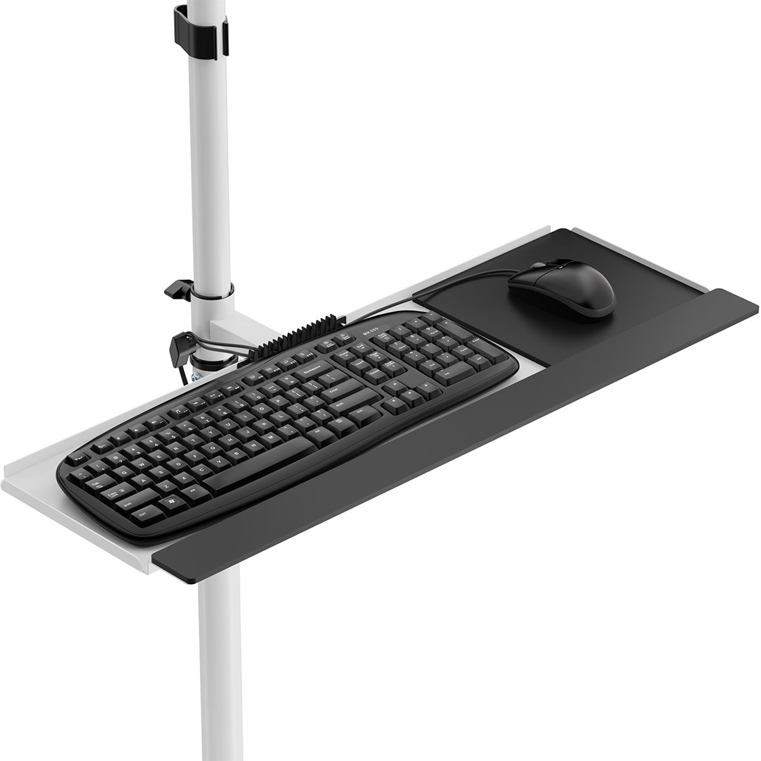 Maclean professional laptop stand cart, mobile computer workstation on wheels, max 17"-32", max 20kg, MC-793 Maclean professional laptop stand cart, mobile computer workstation on wheels, max 17"-32", max 20kg, MC-793