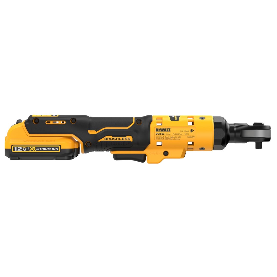 DEWALT RATCHET 12V 3/8" 81Nm WITHOUT AKU. AND ORDER. WITH EXTENDED DCF503EN HEAD DEWALT RATCHET 12V 3/8" 81Nm WITHOUT AKU. AND ORDER. WITH EXTENDED DCF503EN HEAD