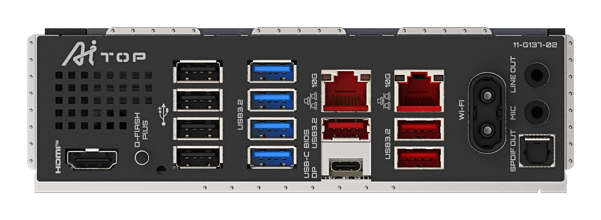 GIGABYTE B850 AI TOP Motherboard - AMD Ryzen 9000 Series CPUs, 16+2+2 Phases Digital VRM, up to 8600MHz DDR5 (OC), 2xPCIe 5.0 + 1xPCIe 4.0 M.2, 10 LAN, WIFI 7, USB 3.2 Gen 2x2 GIGABYTE B850 AI TOP Motherboard - AMD Ryzen 9000 Series CPUs, 16+2+2 Phases Digital VRM, up to 8600MHz DDR5 (OC), 2xPCIe 5.0 + 1xPCIe 4.0 M.2, 10 LAN, WIFI 7, USB 3.2 Gen 2x2