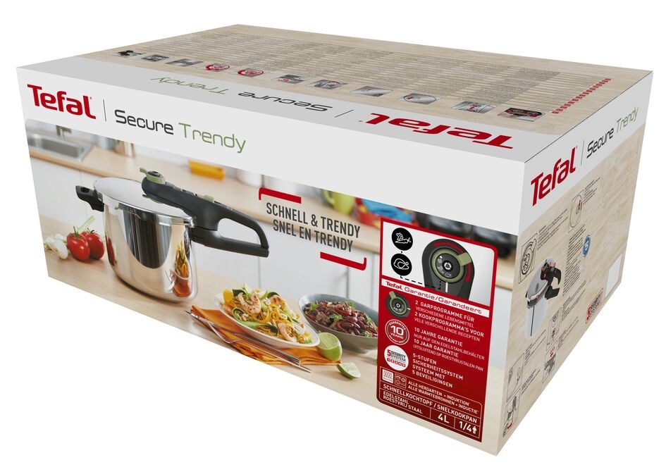 Tefal P2580400 Stylish Pressure Cooker 4 L Tefal P2580400 Stylish Pressure Cooker 4 L