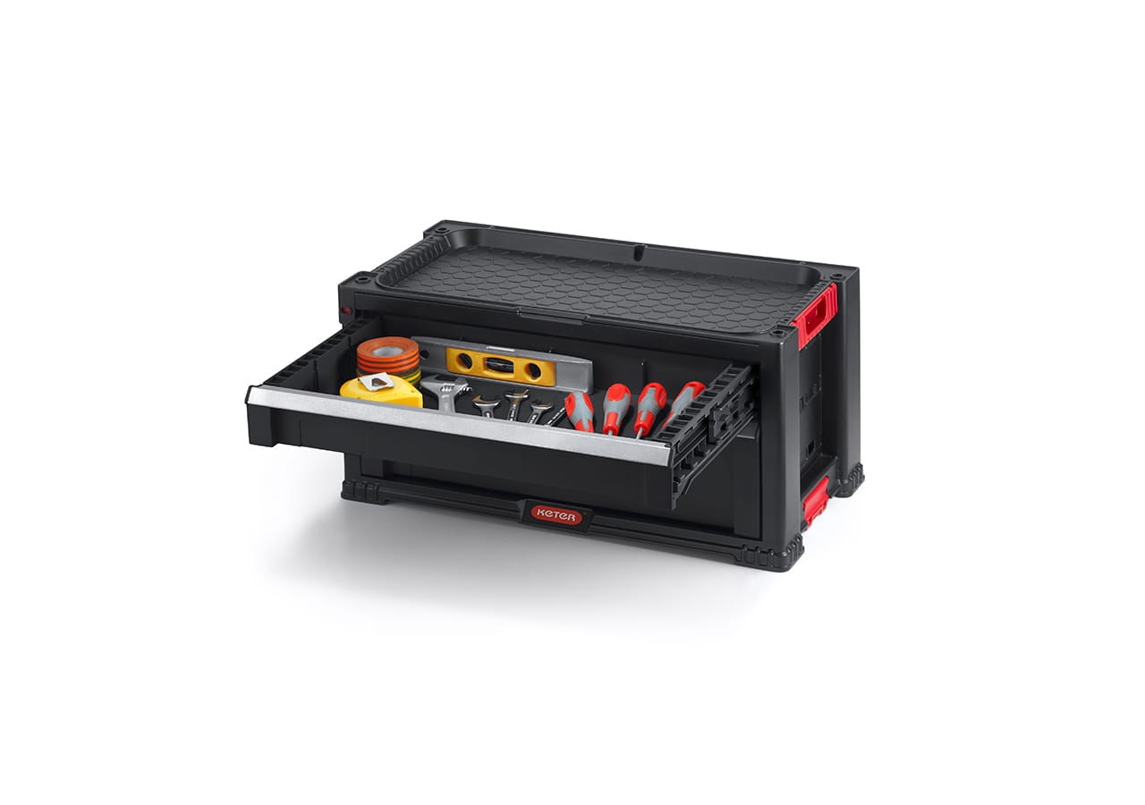 Keter Tool Rack on wheels 6 drawers Black Keter Tool Rack on wheels 6 drawers Black