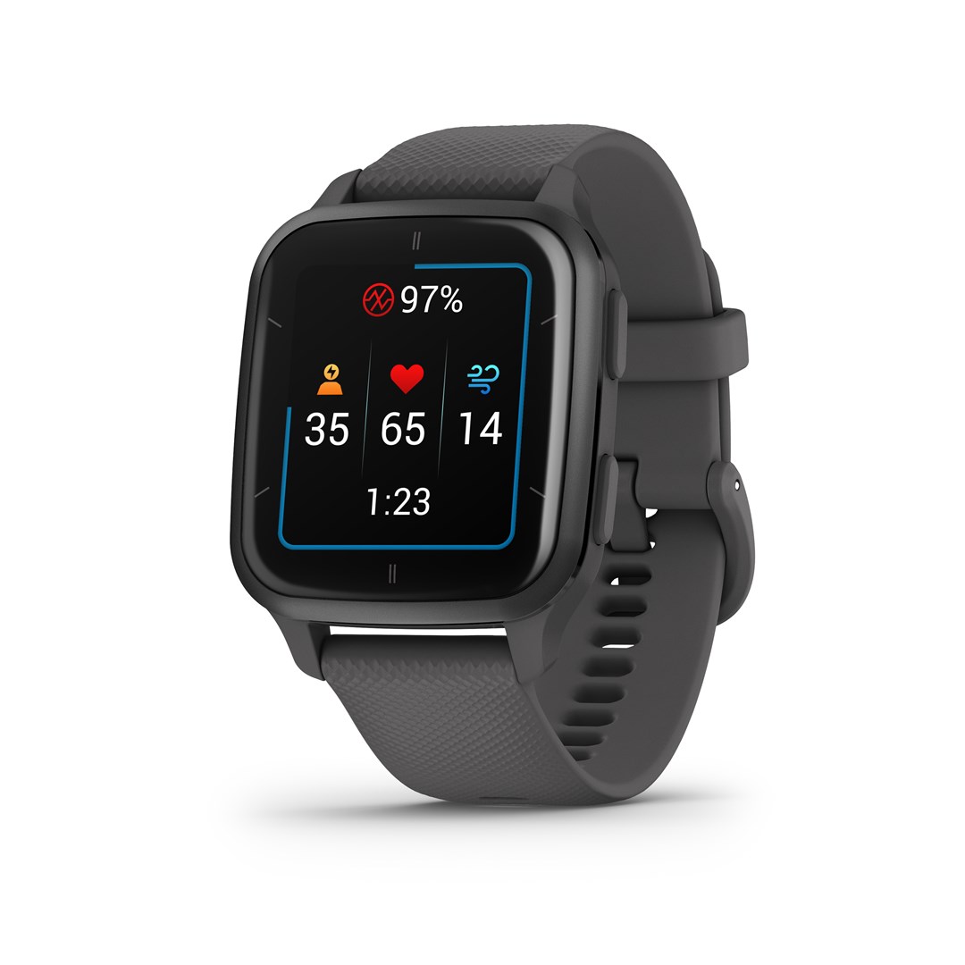 Garmin Venu Sq 2 3.56 cm (1.4") AMOLED 40 mm Digital Touchscreen Grey GPS (satellite) Garmin Venu Sq 2 3.56 cm (1.4") AMOLED 40 mm Digital Touchscreen Grey GPS (satellite)
