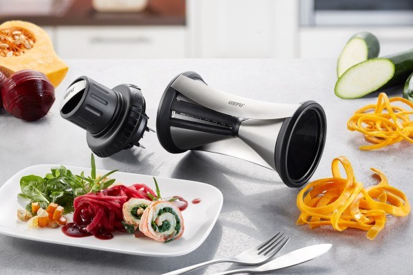 GEFU SPIRELLI XL slicer Manual Black, Stainless steel Plastic, Stainless steel GEFU SPIRELLI XL slicer Manual Black, Stainless steel Plastic, Stainless steel