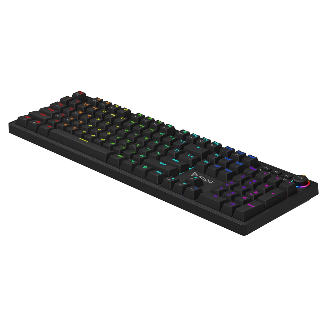 SAVIO STYX Mekanisk tastatur Outemu Peach Silent, Hot Swap, RGB SAVIO STYX Mekanisk tastatur Outemu Peach Silent, Hot Swap, RGB