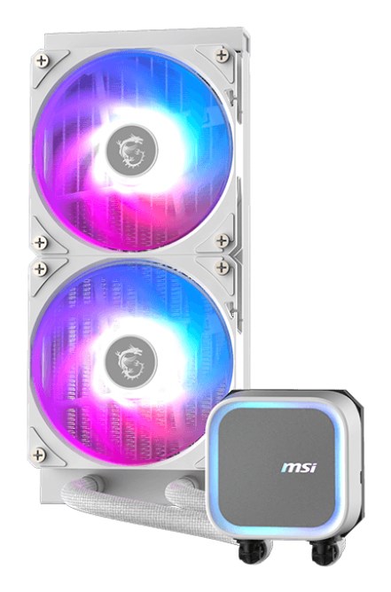 MSI MAG Coreliquid A13 240 WHITE Motherboard, Processor All-in-one liquid cooler 12 cm 1 pc(s) MSI MAG Coreliquid A13 240 WHITE Motherboard, Processor All-in-one liquid cooler 12 cm 1 pc(s)