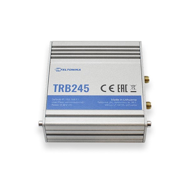 Teltonika TRB245 gateway/controller 10, 100 Mbit/s Teltonika TRB245 gateway/controller 10, 100 Mbit/s