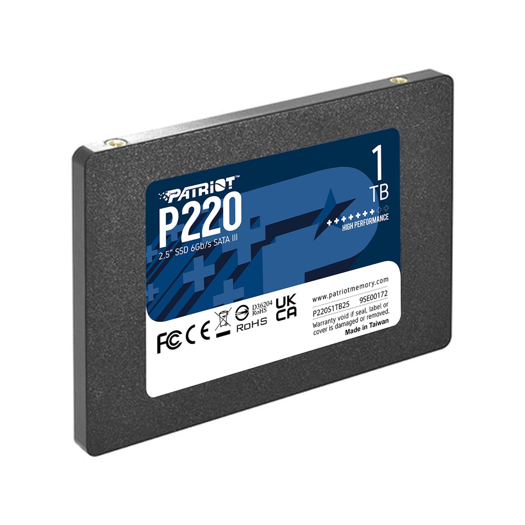 Patriot Memory P220 1TB 2.5" 1000 GB Serial ATA III Patriot Memory P220 1TB 2.5" 1000 GB Serial ATA III