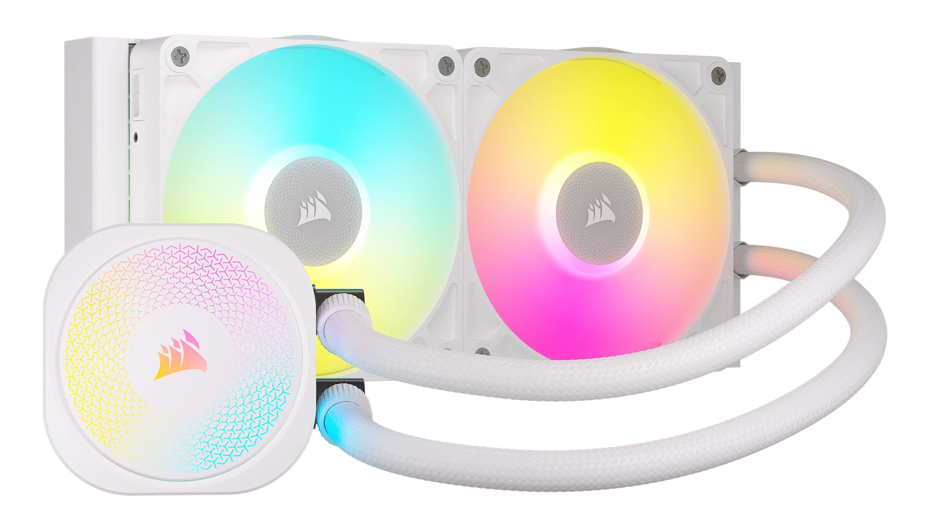 Corsair iCUE LINK TITAN RX RGB Processor All-in-one liquid cooler 12 cm White 1 pc(s) Corsair iCUE LINK TITAN RX RGB Processor All-in-one liquid cooler 12 cm White 1 pc(s)
