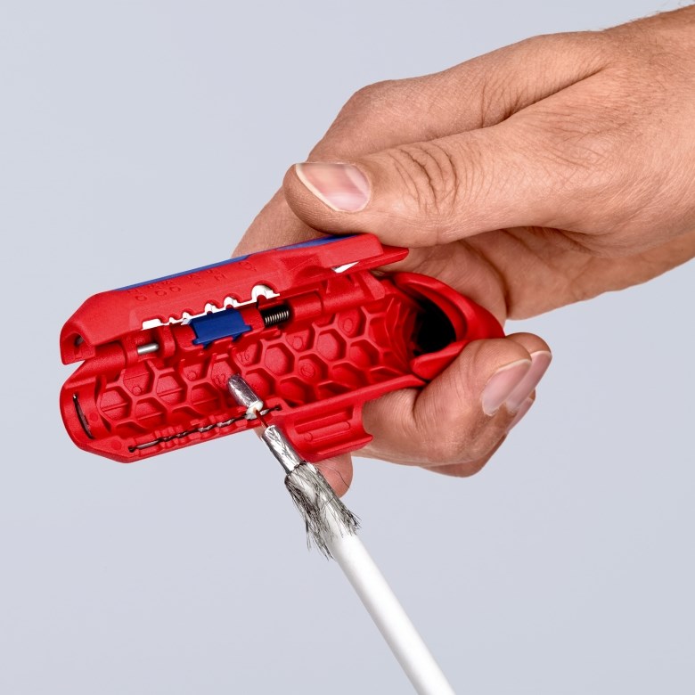 Knipex ErgoStrip cable stripper Blue, Red Knipex ErgoStrip cable stripper Blue, Red