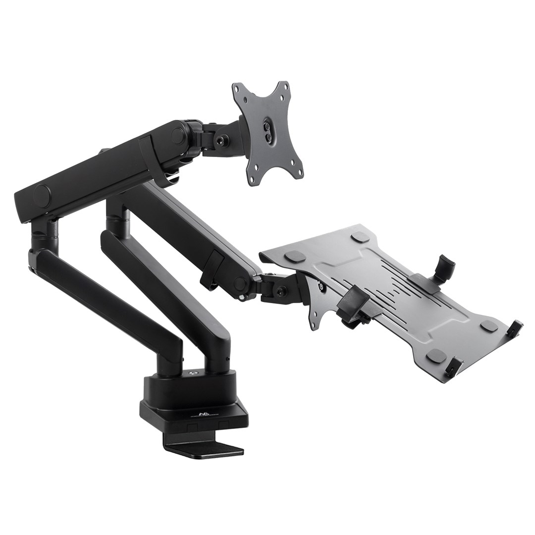 Maclean MC-813 Dual Desk Mount for a Monitor and a Laptop 17 "-32" 2x8kg VESA 75x75, 100x100 Maclean MC-813 Dual Desk Mount for a Monitor and a Laptop 17 "-32" 2x8kg VESA 75x75, 100x100