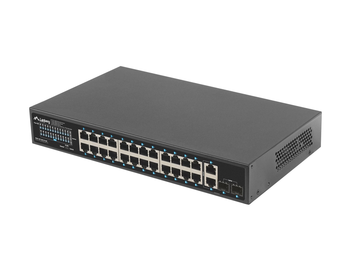 Lanberg RSGE-24P-2GE-2S-360 network switch Unmanaged Lanberg RSGE-24P-2GE-2S-360 network switch Unmanaged