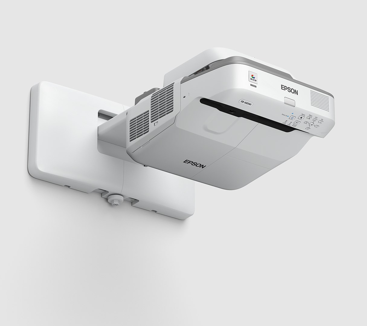 Epson EB-685W Ultra short throw projector 3500 ANSI lumens 3LCD WXGA (1280x800) White, Grey Epson EB-685W Ultra short throw projector 3500 ANSI lumens 3LCD WXGA (1280x800) White, Grey