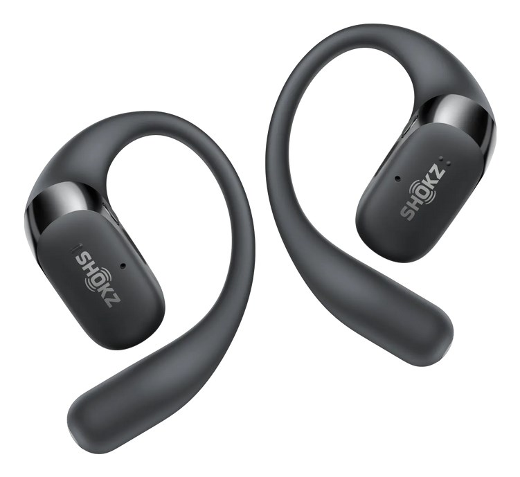 SHOKZ OpenFit 2 Headphones Wireless Ear-hook Calls/Music/Sport/Everyday Black SHOKZ OpenFit 2 Headphones Wireless Ear-hook Calls/Music/Sport/Everyday Black