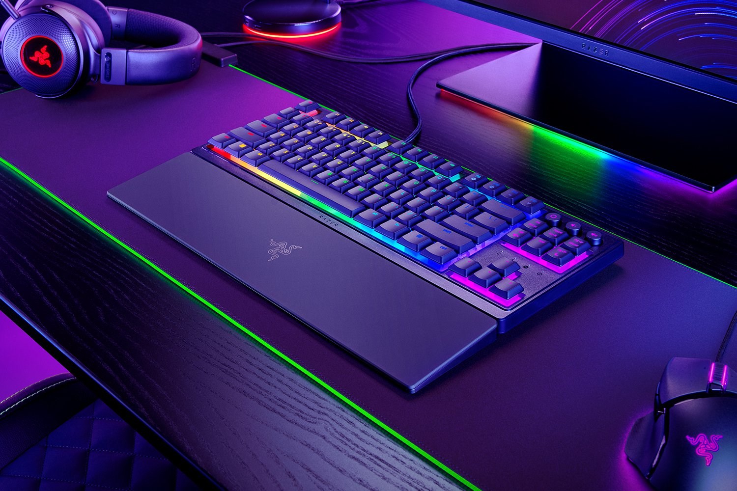 Razer Ornata V3 Tenkeyless keyboard Gaming USB QWERTZ Black Razer Ornata V3 Tenkeyless keyboard Gaming USB QWERTZ Black