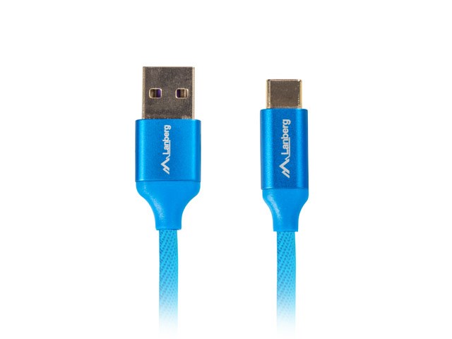 Lanberg CA-USBO-21CU-0010-BL USB cable USB 2.0 1 m USB A USB C Blue Lanberg CA-USBO-21CU-0010-BL USB cable USB 2.0 1 m USB A USB C Blue