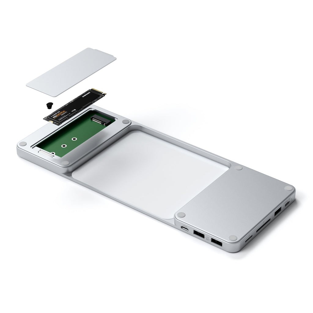Satechi ST-UCISDS laptop dock/port replicator Wired USB 3.2 Gen 2 (3.1 Gen 2) Type-C Silver Satechi ST-UCISDS laptop dock/port replicator Wired USB 3.2 Gen 2 (3.1 Gen 2) Type-C Silver
