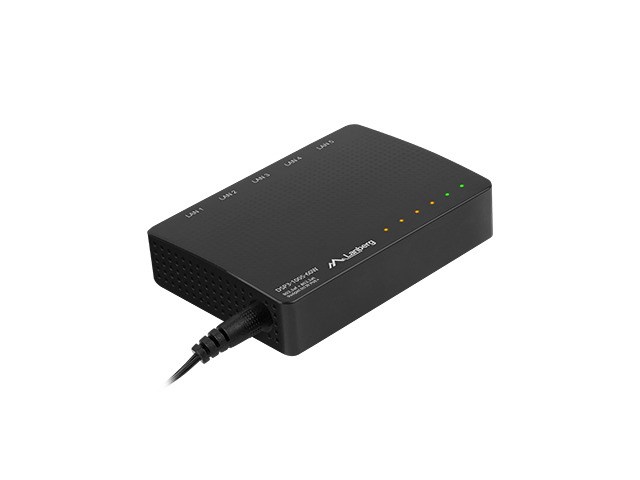 Lanberg Switch PoE DSP3-1005-60W (5-port, 1Gb/s) Lanberg Switch PoE DSP3-1005-60W (5-port, 1Gb/s)