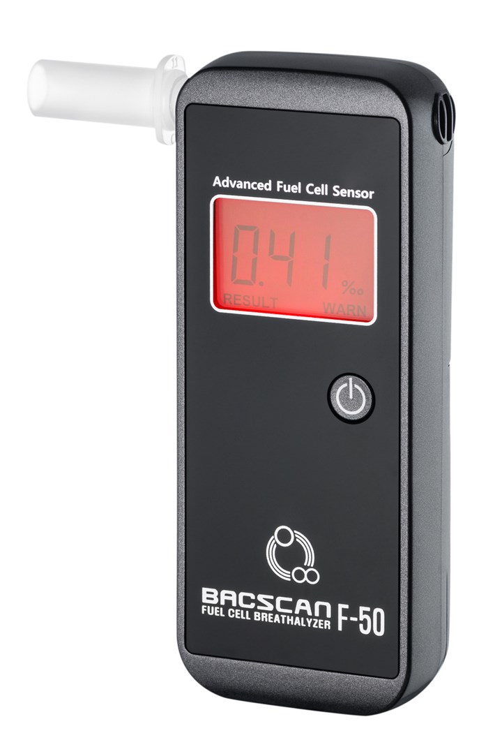 BACscan F-50 alcohol tester 0 - 4% Black BACscan F-50 alcohol tester 0 - 4% Black