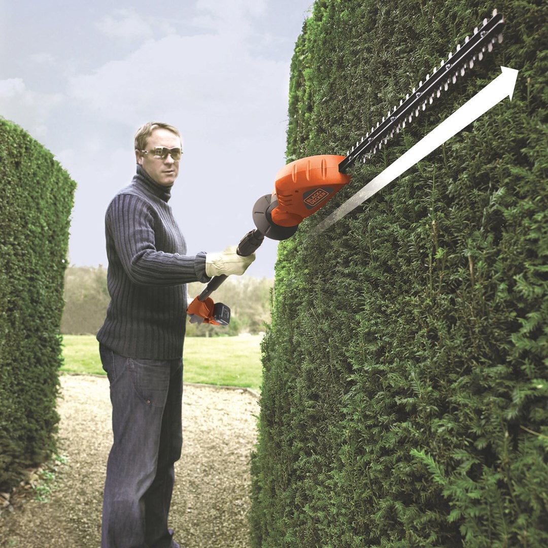 Black & Decker GTC1843L20-QW power hedge trimmer Double blade 3.2 kg Black & Decker GTC1843L20-QW power hedge trimmer Double blade 3.2 kg