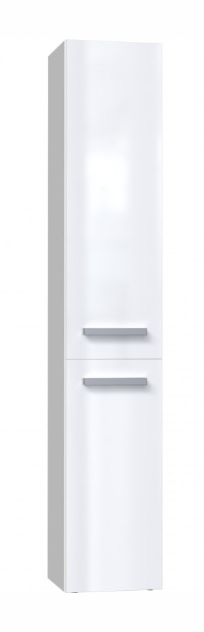 Bathroom cabinet NEL IV 31x30x174 cm, white, glossy Bathroom cabinet NEL IV 31x30x174 cm, white, glossy