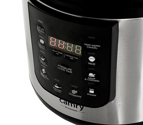 Camry CR 6409 multi cooker 6 L 1000 W Black,Stainless steel Camry CR 6409 multi cooker 6 L 1000 W Black,Stainless steel