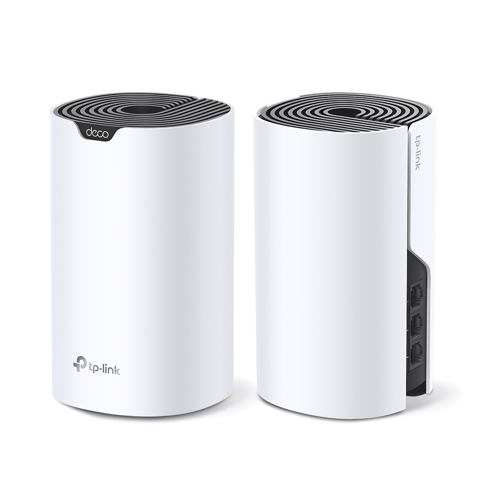 TP-LINK | AC1900 Whole Home Mesh Wi-Fi System | Deco S7 (2-pack) | 802.11ac | 10/100/1000 Mbit/s | Ethernet LAN (RJ-45) ports 1 | Mesh Support Yes | MU-MiMO Yes | No mobile broadband | Antenna type Internal TP-LINK | AC1900 Whole Home Mesh Wi-Fi System | Deco S7 (2-pack) | 802.11ac | 10/100/1000 Mbit/s | Ethernet LAN (RJ-45) ports 1 | Mesh Support Yes | MU-MiMO Yes | No mobile broadband | Antenna type Internal