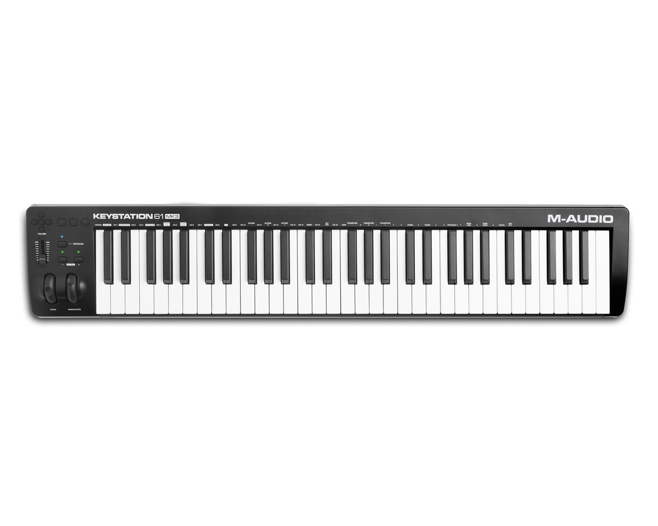 M-AUDIO Keystation 61 MK3 MIDI keyboard 61 keys USB Black, White M-AUDIO Keystation 61 MK3 MIDI keyboard 61 keys USB Black, White