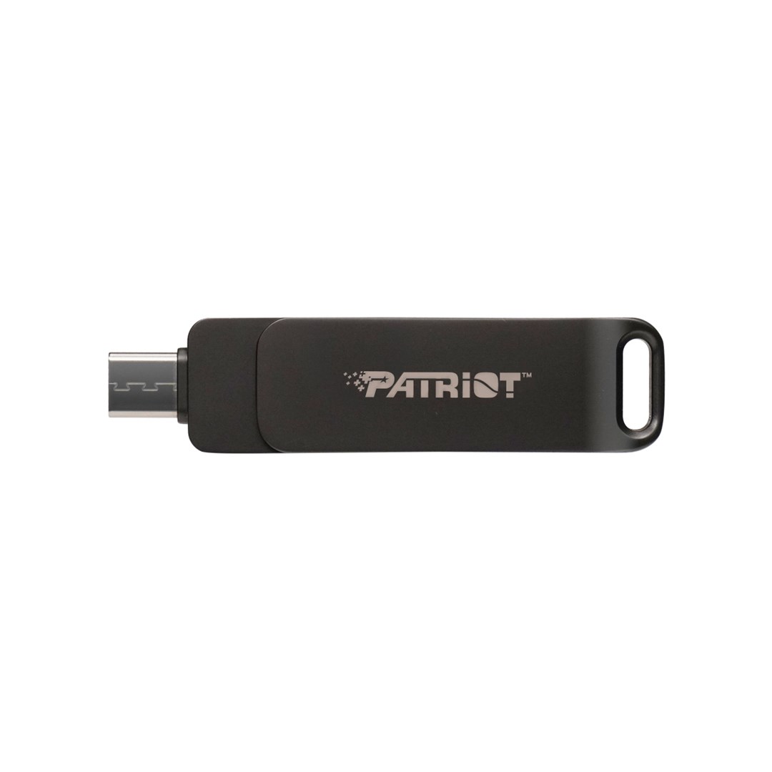 Flashdrive PATRIOT Rage R550 1TB 100 MB/S USB A+C Swivel Design (PE1TR550DSAD) Black Flashdrive PATRIOT Rage R550 1TB 100 MB/S USB A+C Swivel Design (PE1TR550DSAD) Black