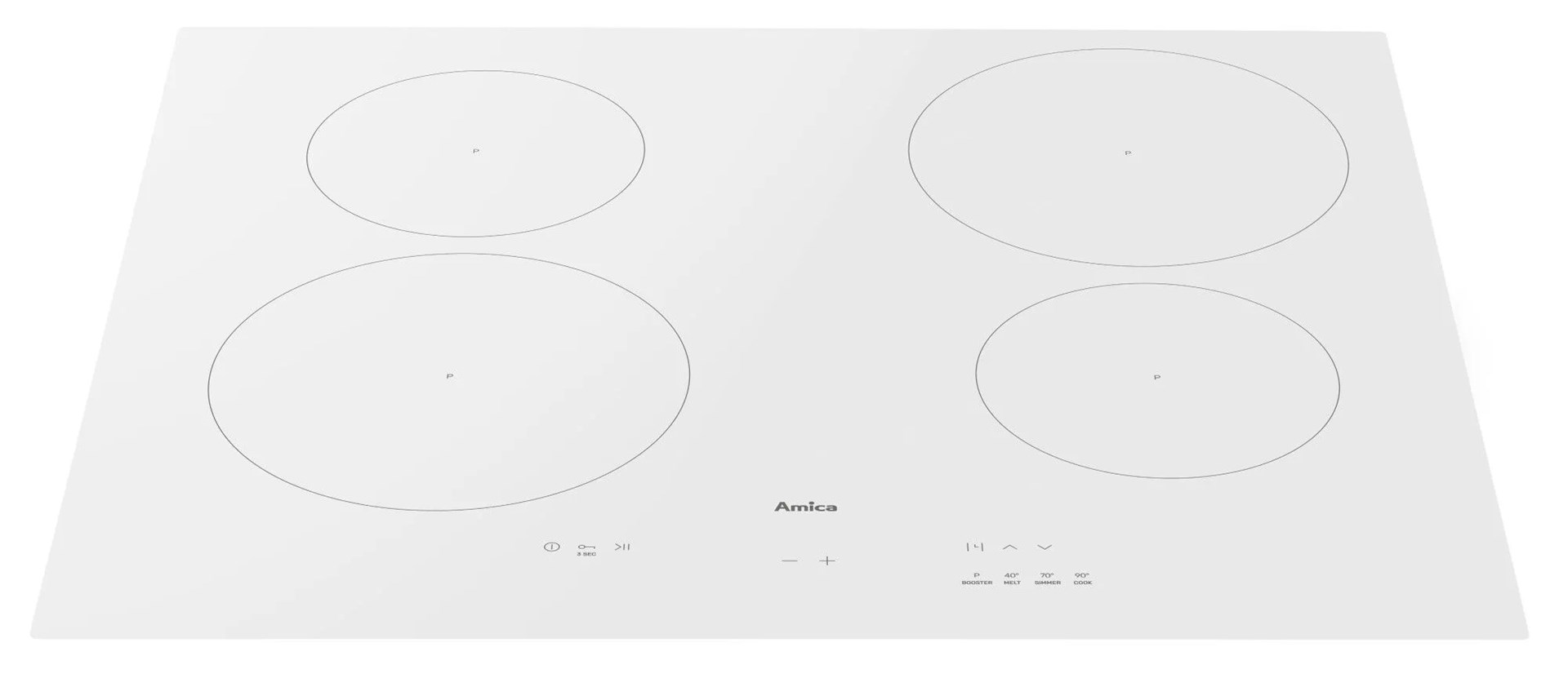 Induction cooktop Amica PIDH6140PHTUN 3.0 white Induction cooktop Amica PIDH6140PHTUN 3.0 white