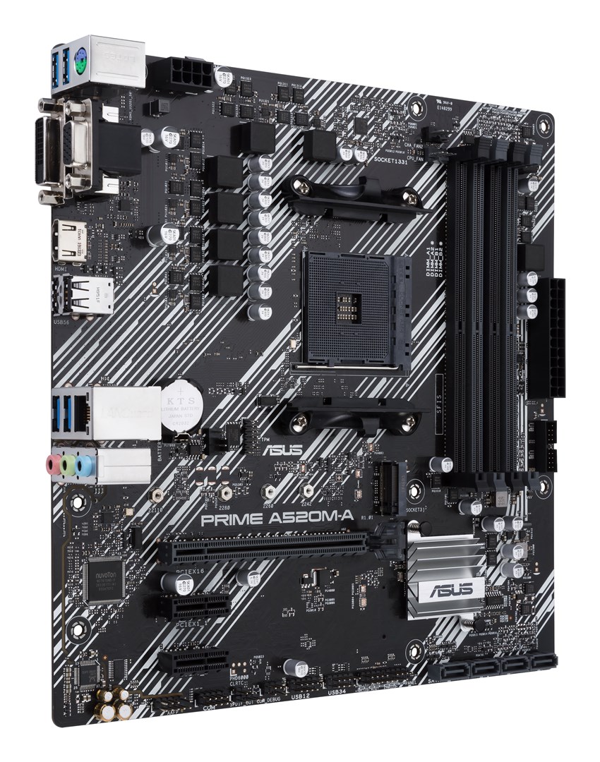 ASUS PRIME A520M-A II/CSM - bundkort ASUS PRIME A520M-A II/CSM - bundkort