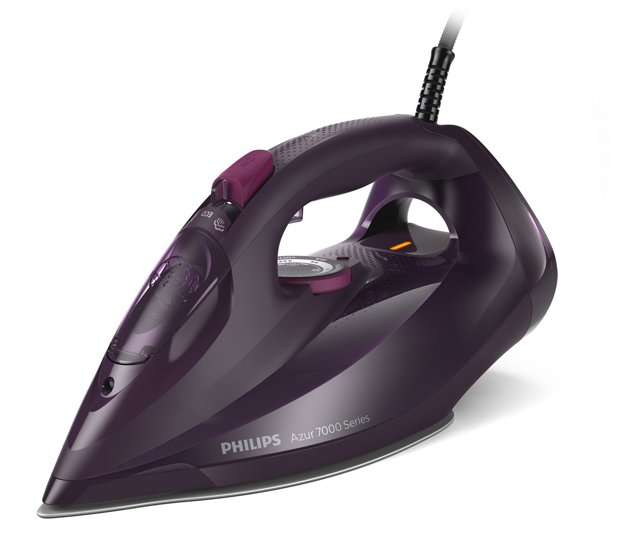 Philips 7000 series DST7061/30 iron Steam iron SteamGlide Elite soleplate 3000 W Purple Philips 7000 series DST7061/30 iron Steam iron SteamGlide Elite soleplate 3000 W Purple