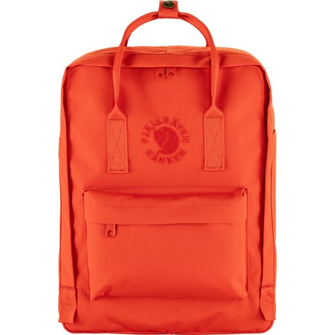 Fjällräven Re-Kånken backpack Rucksack Orange Recycled polyester Fjällräven Re-Kånken backpack Rucksack Orange Recycled polyester