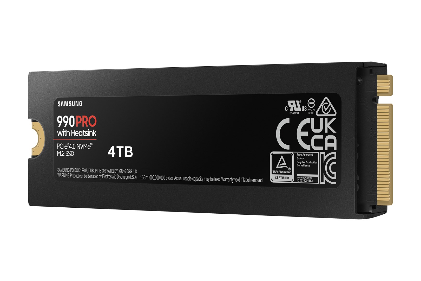 Samsung 990 Pro 4 TB M.2 PCI Express 4.0 NVMe V-NAND TLC Samsung 990 Pro 4 TB M.2 PCI Express 4.0 NVMe V-NAND TLC